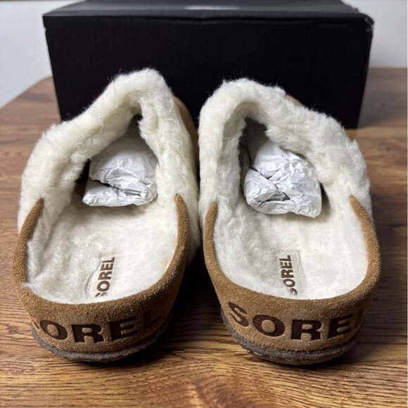 Sorel Nakiska Slide II Camel Brown Slippers Women’s Size 11 - Picture 6 of 10